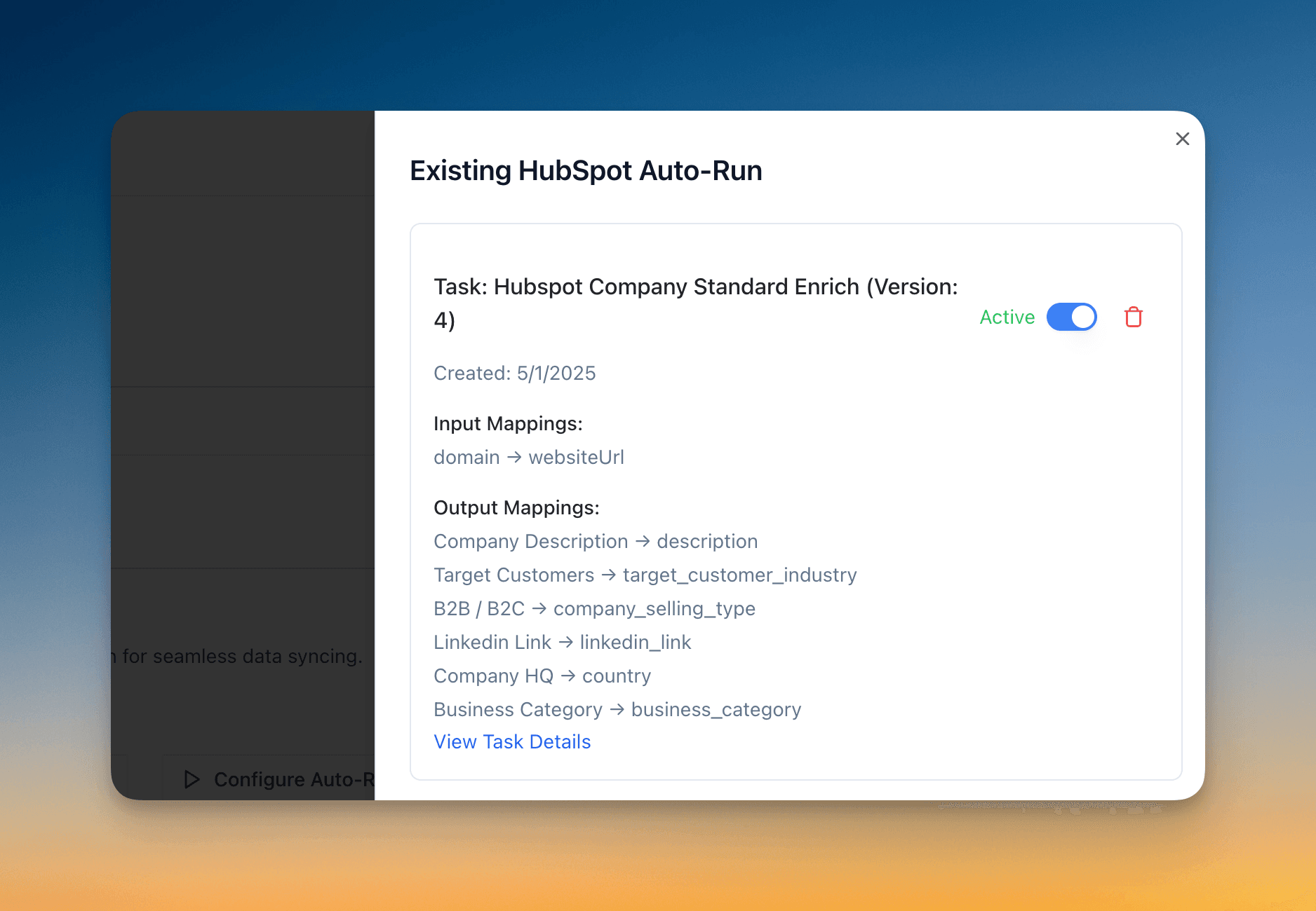 Configure Auto-Run Selection