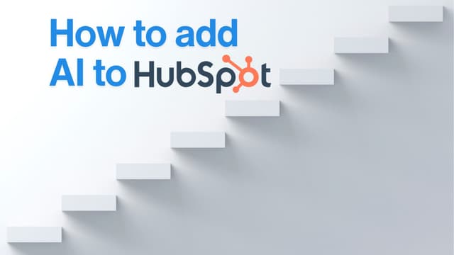 How can you add AI research to HubSpot?